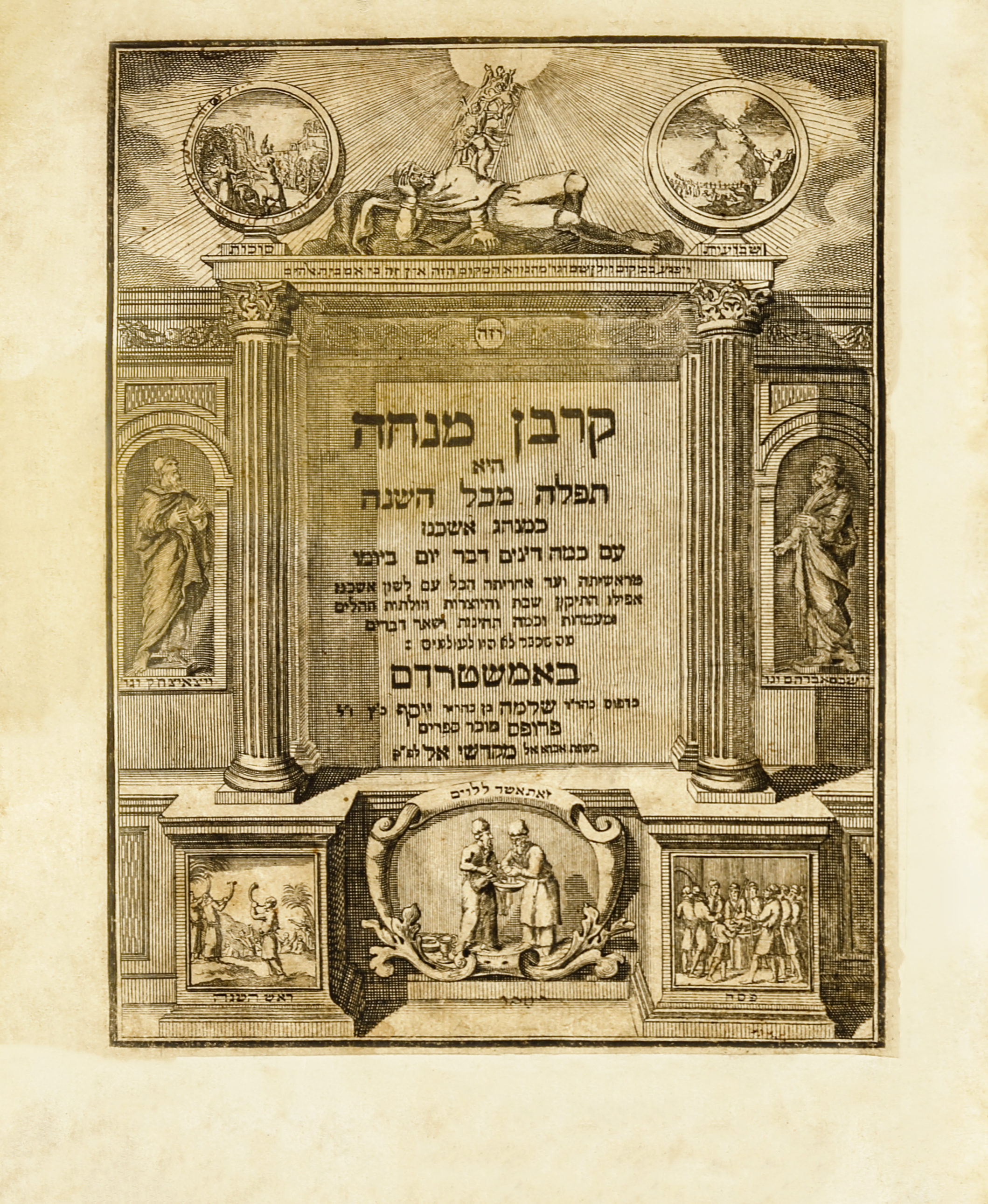 סידור קרבן מנחה סידור תפלות מכל השנה כמנהג ק