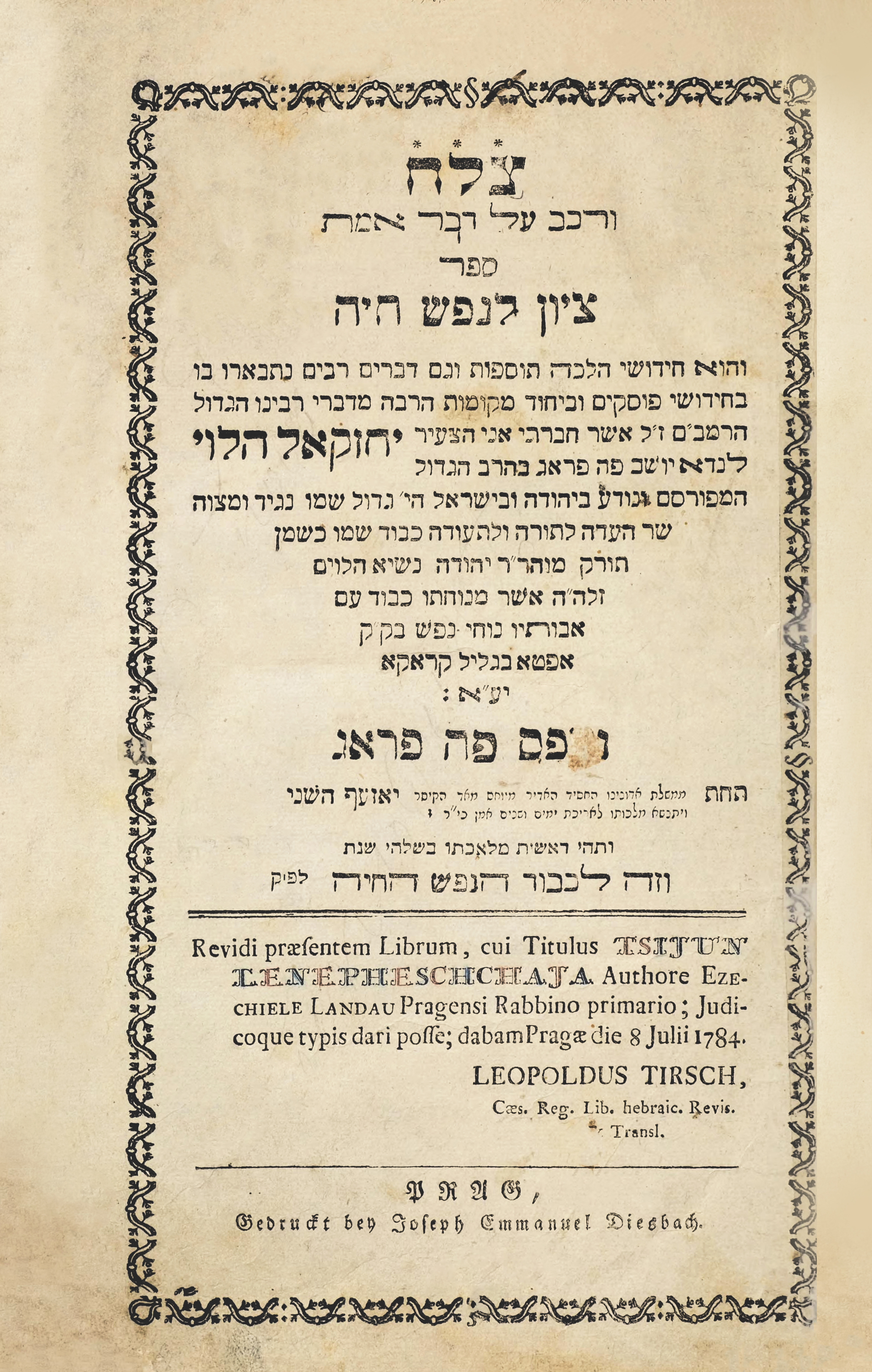 ציון לנפש חיה - צל