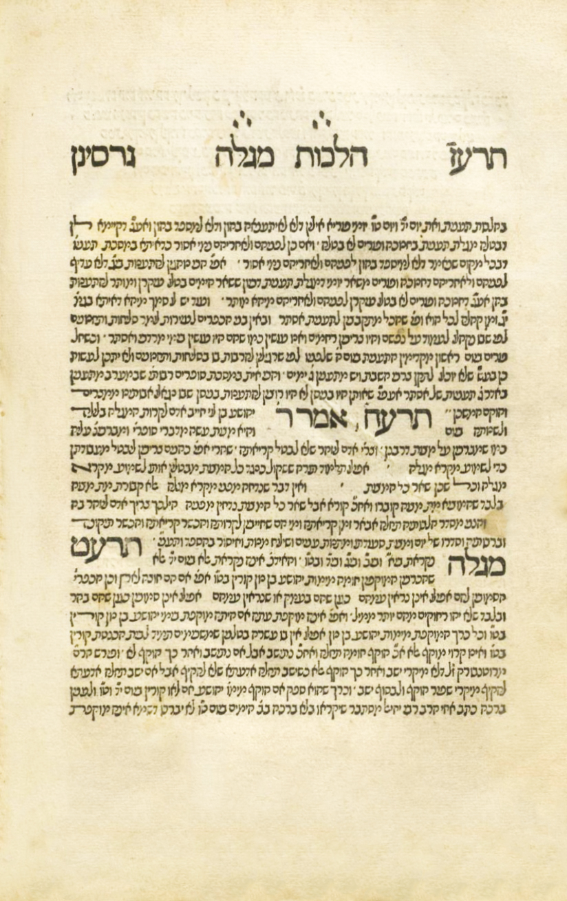 טור אורח חיים יורה דעה